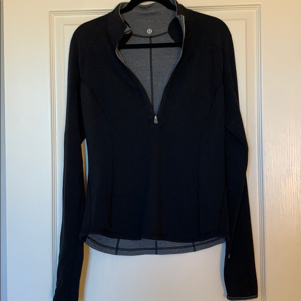 Reversible lululemon half zip